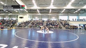 133 lbs Cons. Round 2 - Mike Worsen, Pitt-Bradford vs Blake Dergham, Pennsylvania College Of Technology