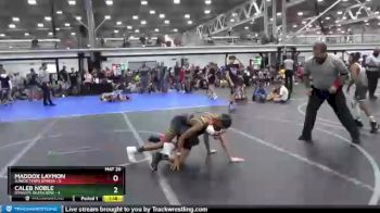 76 lbs Round 5 (8 Team) - Caleb Noble, Dynasty Death Row vs Maddox Laymon, Junior Terps Xpress