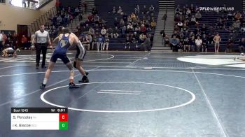 120 lbs Consolation - Shane Percelay, Pope John XXIII vs Kole Biscoe, Southern Columbia