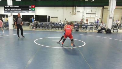 105 lbs Consi Of 8 #2 - Aden Digiovanni, MI vs Mateo Montanaro, MA