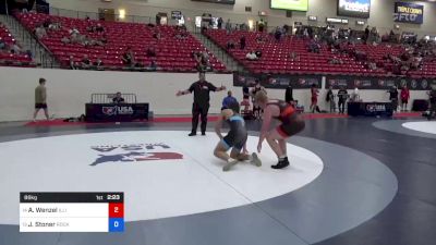 86 kg Cons 32 #2 - Andrew Wenzel, Illinois vs Jarrett Stoner, Rockwall Training Center