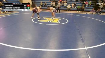 150 lbs Cons. Round 1 - Cole Barg, Norfolk vs Joden Schumacher, Grand Island