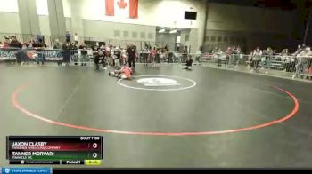 98 lbs Quarterfinal - Tanner Morvari, Pinnacle WC vs Jaxon Clasby, Punisher Wrestling Company