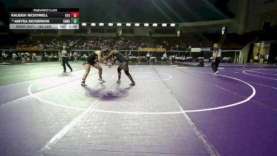160 lbs Consi Of 4 - Kaleigh McDowell, Utah Tech (W) vs Aniyea Dickerson, Florida A&M (W)