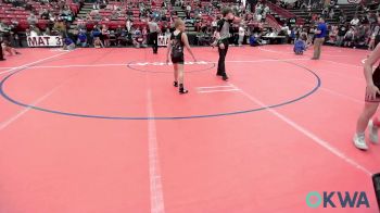 80-84 lbs Quarterfinal - Price Cunningham, Barnsdall Youth Wrestling vs Braylon Oliver, Harrah Little League Wrestling