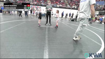 40 lbs 3rd Place - Oakley Elizondo, Blue Devil Wrestling vs Averie Barnard, ARDMORE TAKEDOWN CLUB