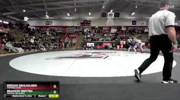 184 lbs 1st Place Match - Keegan Gehlhausen, Chadron State vs Branson Britten, Central Oklahoma