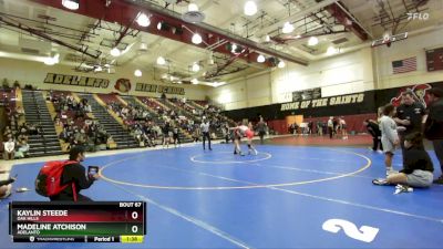 135 lbs Semifinal - Kaylin Steede, Oak Hills vs Madeline Atchison, Adelanto