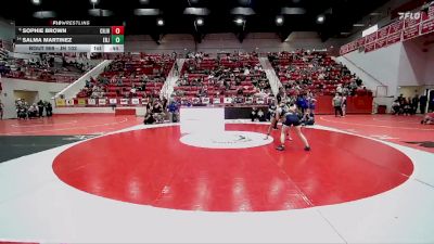 JH 102 lbs Cons. Round 5 - Salma Martinez, EL RENO JH vs Sophie Brown, CHOCTAW JH