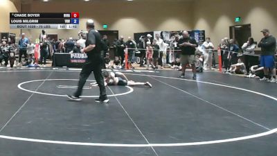 70 lbs Champ. Rd Of 16 - Chase Boyer, Hutchy Hammers vs Louis Milgrim, Vougar Honors Wrestling