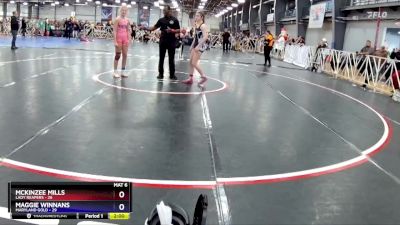 116 lbs Rd# 6- 3:15pm Friday - McKinzee Mills, Lady Reapers vs Maggie Winnans, Maryland Gold