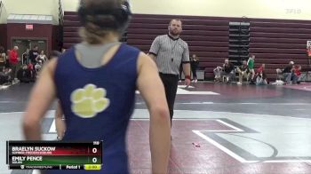 110 lbs Cons. Round 2 - Braelyn Suckow, Sumner-Fredericksburg vs Emily Pence, Solon