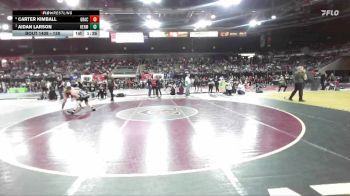 138 lbs Semifinal - Carter Kimball, Grace vs Aidan Larson, Hermiston Oregon