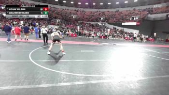 190 lbs Cons. Round 4 - Walker Nykanen, Turtle Lake/Clayton vs Nolan Wilson, Reedsville Wrestling
