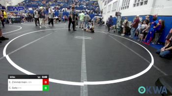 61 lbs Consi Of 8 #2 - Ezra Zimmerman, Lions Wrestling Academy vs Chris Soto, Chandler Takedown Club