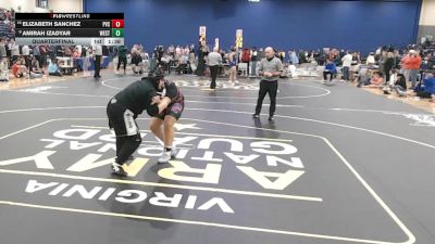 235 lbs Quarterfinal - Elizabeth Sanchez, Park View (Sterling) vs Amirah Izadyar, Westfield