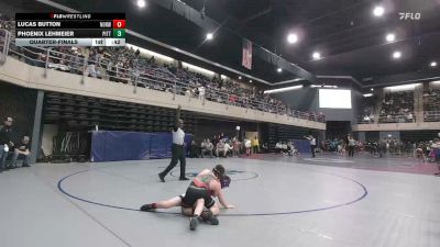 120 lbs Quarterfinal - Lucas Button, Norwich vs Phoenix Lehmeier, Pittsburgh
