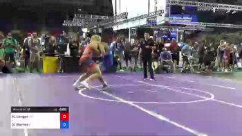 138 lbs Round Of 32 - Kage Lenger, Missouri vs Stevie Barnes, Iowa