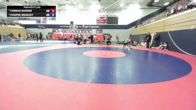 106-113 lbs Round 2 - Corban Barker, Jackson County vs Cooper Bradley, Open Mats Wrestling Club