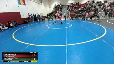 175 lbs Cons. Round 2 - Avery Posey, Wyoming Indian vs Blevins Little, Thermopolis
