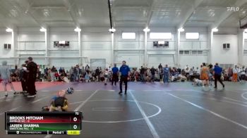 72 lbs Round 9 (10 Team) - Jaisen Sharma, Wrestling Mill vs Brooks Mitcham, Rambler WC