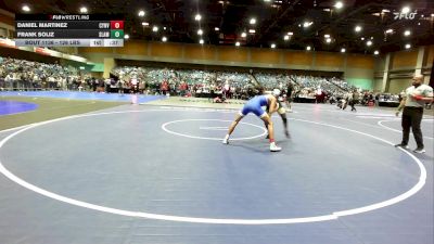 126 lbs Consi Of 32 #2 - Daniel Martinez, Canyon View AZ vs Frank Soliz, Slam