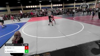 58 lbs Consi Of 8 #2 - Julian Quiroz, Threshold WC vs Kayden Arevalos, SoCal Grappling Club