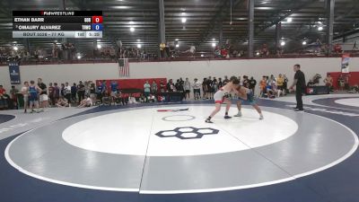 77 kg 5th Place Match - Ethan Barr, Golden One RTC vs Omaury Alvarez, Tar Heel Wrestling Club