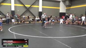 52 lbs Round 2 (4 Team) - Kona Hughes, Female Elite Wrestling vs Alice Kohler, Minnesota Storm 2