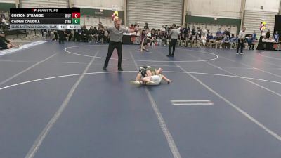 106 lbs Semis & 1st Wrestleback (8 Team) - Colton Strange, Omaha Skutt Catholic vs Caden Caudill, Syracuse