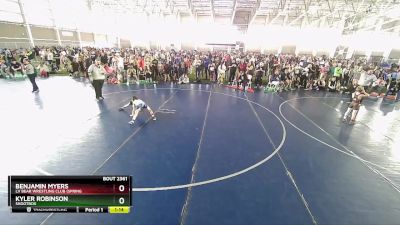 67 lbs Quarterfinal - Benjamin Myers, LV Bear Wrestling Club (Spring vs Kyler Robinson, Shootbox