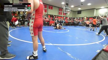 155 lbs Consi Of 16 #2 - Alex Ohse, Prague vs Bosstyn Birdtail, Dewar HS Boys