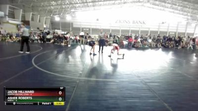 97 lbs Round 1 (4 Team) - Asher Roberts, INWTC vs Jacob Millward, South Central Utah