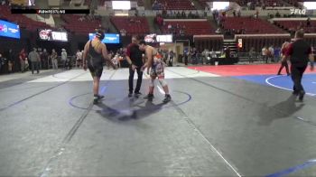 200 lbs Cons. Semi - George Sazama, Perham vs William Linn, Belgrade Little Guy