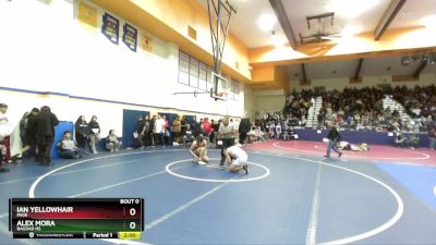 190 lbs Quarterfinal - Ian Yellowhair, Page vs Alex Mora, Bagdad HS