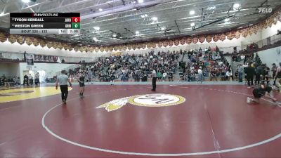 132 lbs Semifinal - Weston Green, Green River vs Tyson Kendall, Jackson Hole