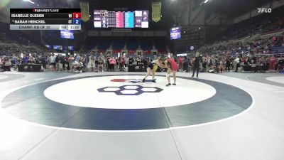 155 lbs Champ. Rd Of 32 - Isabelle Olesen, WI vs Sarah Henckel, CT