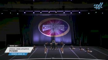 Spring Creek Athletics - Power [2025 L2 Junior - D2 Day 1] 2025 Cheer Power Prep Nationals & Galveston Showdown