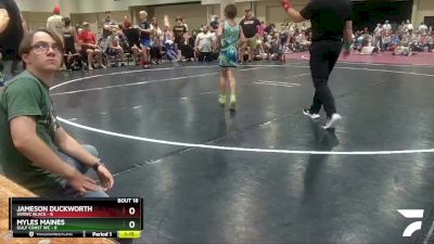 60 lbs Semis & Wb (16 Team) - James Cusker, SVRWC Black vs Grayson LaGrow, Gulf Coast WC