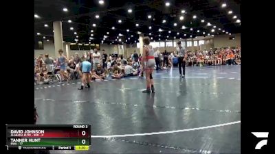 116 lbs Round 3 (6 Team) - Tanner Hunt, RWA vs David Johnson, Alabama Elite - Red