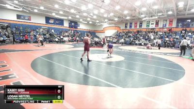 197 lbs Champ. Round 2 - Logan Neitzel, Wisconsin-Stevens Point vs Kasey Gish, Wisconsin - Lacrosse