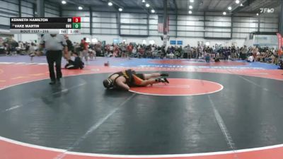 215 lbs Champ. Round 2 - Kenneth Hamilton, Dukes Wrestling vs Vake Martin, Richmond Wrestling Club