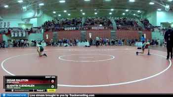 113 lbs Cons. Round 3 - Segar Ralston, Club Madison vs Quentin Kjendalen, Prairie Heights