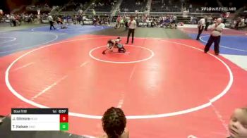 61 lbs Semifinal - Juelz Gilmore, Ready RP vs Teegan Nelson, Eastside United