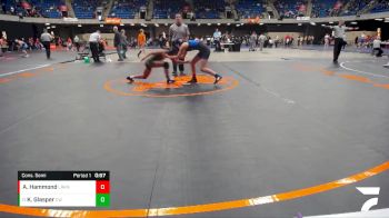 105 lbs Cons. Semi - Kimani Glasper, Chgo Westinghouse vs Ashley Hammond, Larkin