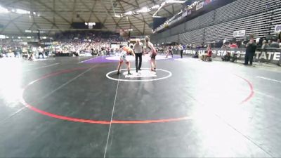 1A 160 lbs Champ. Round 1 - Ethan Parker, College Place vs Oliver Bryson, Hoquiam