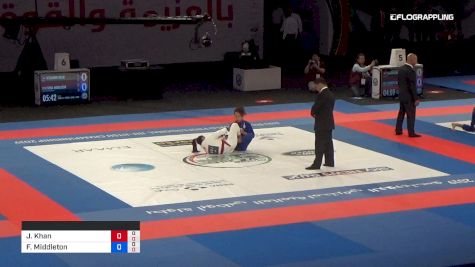 Jessamine Khan ATOS vs Fiona Middleton Roger Gracie Aca Abu Dhabi World Professional Jiu-Jitsu Championship
