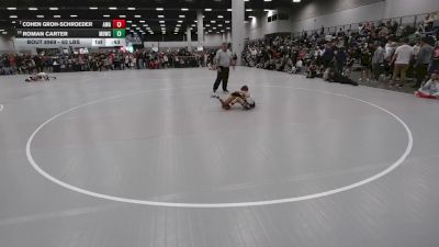 63 lbs Champ. Rd Of 16 - Cohen Groh-Schroeder, Askren Wrestling Academy vs Roman Carter, Mat Demon Wrestling Club