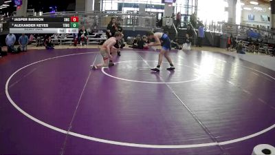 120 lbs Semifinal - Alexander Keyes, Texas Elite Wrestling Club vs Jasper Barron, Spartan Mat Club