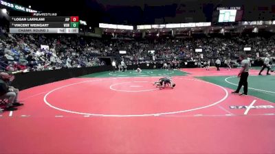 78 lbs Champ. Round 3 - Vincent Weingart, WSW1 vs Logan Lakhlani, JRP1